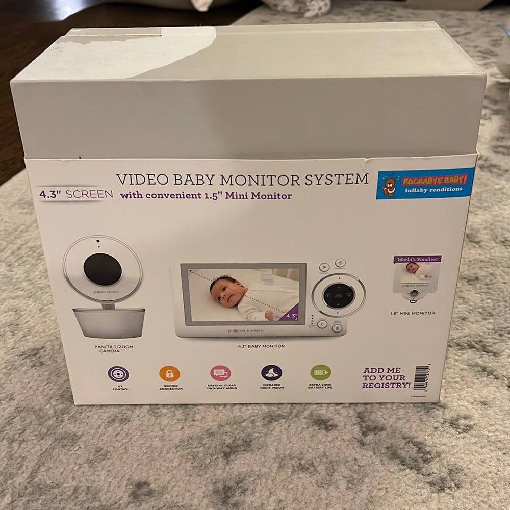Project Nusery video baby monitor system